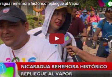Nicaragua rememora histórico repliegue al Vapor