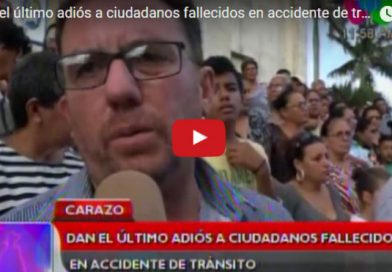 Dan el último adiós a ciudadanos fallecidos en accidente de tránsito