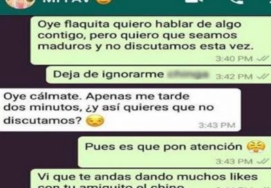 WhatsApp: joven celoso reclama a su novia y ella le dice todo esto