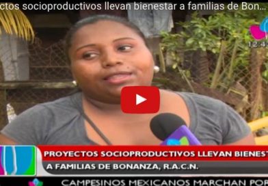 Proyectos socioproductivos llevan bienestar a familias de Bonanza, R.A.C.N.