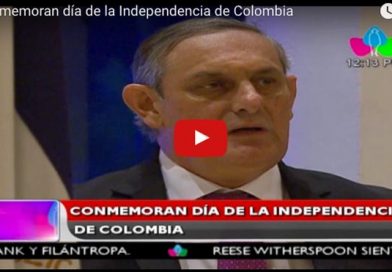 Conmemoran día de la Independencia de Colombia