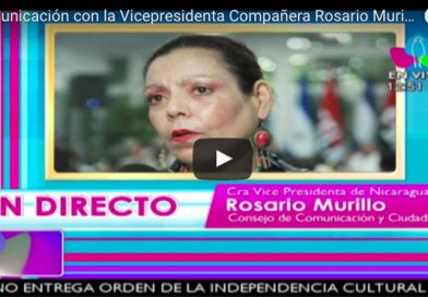 Comunicación con la Vicepresidenta Compañera Rosario Murillo 20 Julio 2017