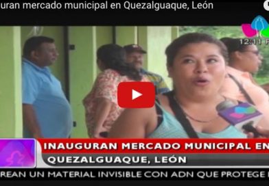 Inauguran mercado municipal en Quezalguaque, León