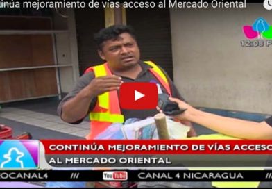 Continúa mejoramiento de vías acceso al Mercado Oriental