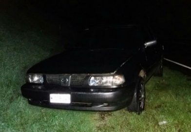 León: Automóvil queda abandonado entre San Jacinto-El Apante, en Telica