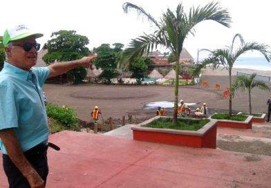 Avanzan obras de infraestructura en Centro Turístico Poneloya