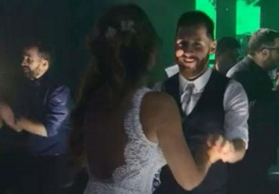 Lionel Messi y Antonella Roccuzzo bailaron cumbia peruana en su boda