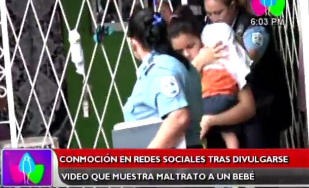 (+Vídeo) Policía Nacional captura a mujer que agredió a menor de 11 meses