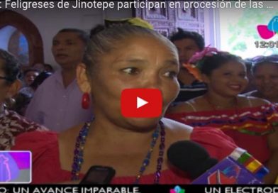 Carazo: Feligreses de Jinotepe participan en procesión de las fiestas de Santiago Apóstol