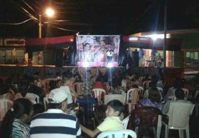 Familias de Juigalpa participan de la tradicional vigilia