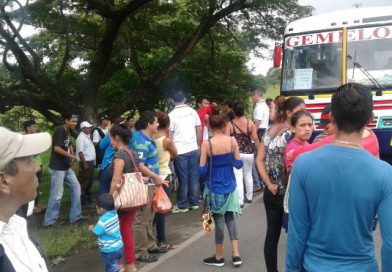 Caravana de Chontales parten hacia la plaza de la fe