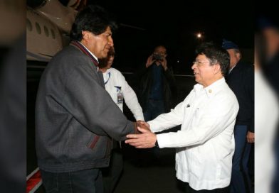 Evo Morales llega a Nicaragua para participar en el 38/19