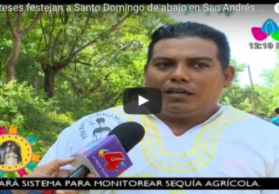 Feligreses festejan a Santo Domingo de abajo en San Andrés de La Palanca
