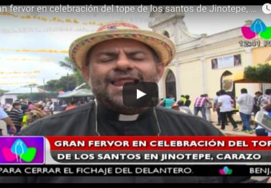 Gran fervor en celebración del tope de los santos de Jinotepe, Carazo
