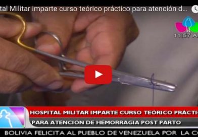 Hospital Militar imparte curso teórico práctico para atención de hemorragias post partos