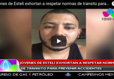 Jóvenes de Estelí exhortan a respetar normas de tránsito para prevenir accidentes