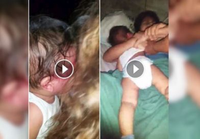 Indignante vídeo de bebé golpeado por su madre