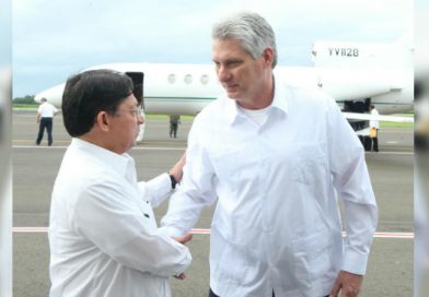 Llega a Nicaragua el Vicepresidente de Cuba Compañero Miguel Díaz Canel