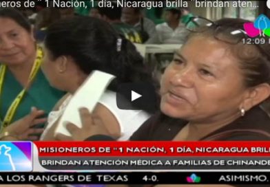 Misioneros de ¨ 1 Nación, 1 día, Nicaragua brilla ¨brindan atención medica a familias de Chinandega