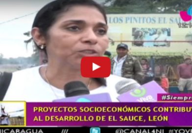 Proyectos socioeconómicos contribuyen al desarrollo de El Sauce, León