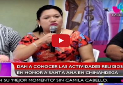 Dan a conocer las actividades religiosas en honor a Santa Ana en Chinandega
