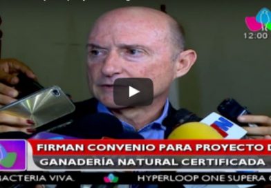 Firman convenio para proyecto de ganadería natural certificada