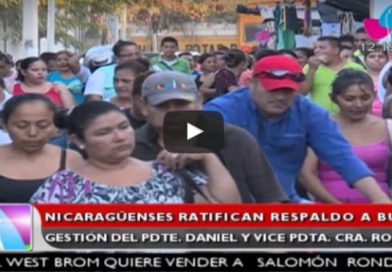 Nicaragüenses ratifican respaldo a buena gestión del Pdte. Daniel y Vice Pdta. Cra. Rosario