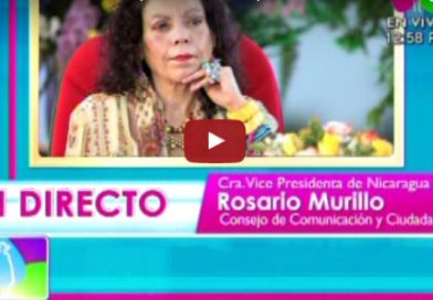 Comunicación con la Vicepresidenta Compañera Rosario Murillo 13 Julio 2017