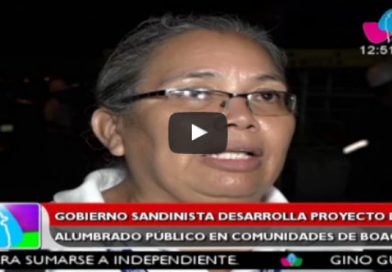 Gobierno Sandinista desarrolla proyecto de alumbrado público en comunidades de Boaco
