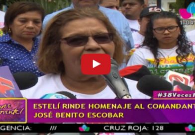 Estelí rinde homenaje al Comandante José Benito Escobar