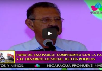 Foro de Sao Paulo: Compromiso con la paz y el desarrollo social de los pueblos