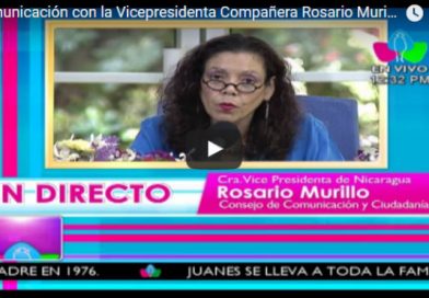 Comunicación con la Vicepresidenta Compañera Rosario Murillo 17 Julio 2017