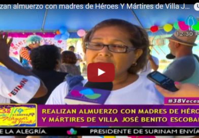 Realizan almuerzo con madres de Héroes Y Mártires de Villa José Benito Escobar