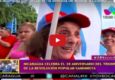 Intensa actividad comercial en la avenida de Bolívar a Chávez con la celebración del 38-19