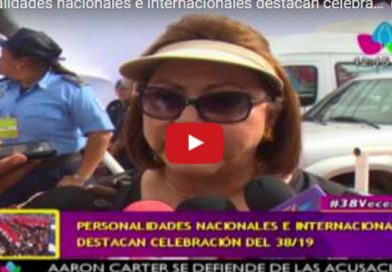 Personalidades nacionales e internacionales destacan celebración del 38/19