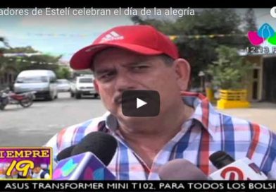Pobladores de Estelí celebran el día de la alegría
