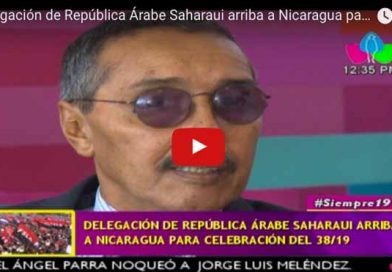 Delegación de República Árabe Saharaui arriba a Nicaragua para celebración del 38/19