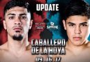 Randy Caballero se enfrentará a Diego De La Hoya en la velada del Canelo vs Golovkin