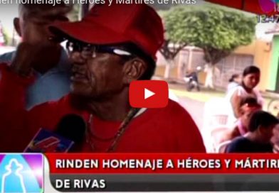 Rinden homenaje a Héroes y Mártires de Rivas