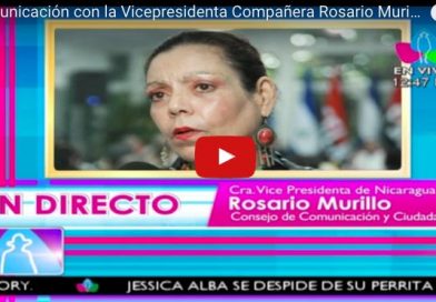 Comunicación con la Vicepresidenta Compañera Rosario Murillo 28 Julio 2017