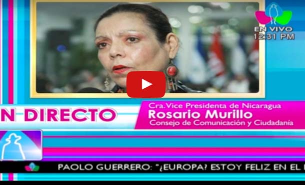 Comunicación con la Vicepresidenta Compañera Rosario Murillo 31 Julio 2017