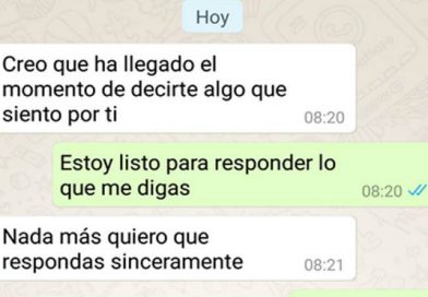 Se le declararon por Whatsapp, pero acabó hundido en la "friendzone"