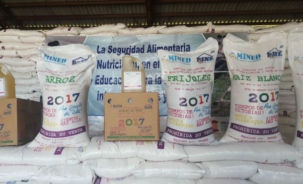 Gobierno Sandinista inicia tercera entrega de la Merienda Escolar