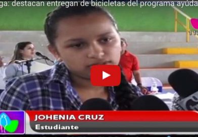 Jinotega: destacan entregan de bicicletas del programa ayúdame a llegar