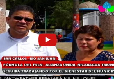 Fórmula del FSLN–Alianza Unida, Nicaragua Triunfa seguirá trabajando por el bienestar del municipio
