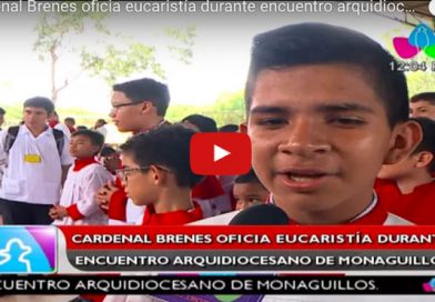 Cardenal Brenes oficia eucaristía durante encuentro arquidiocesano de monaguillos
