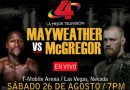 Minuto a minuto de la velada Floyd Mayweather Vs Conor McGregor