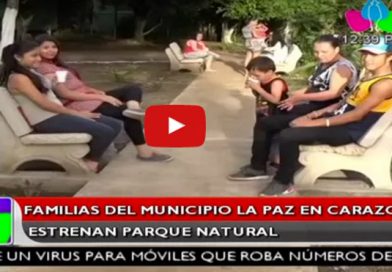 Familias del municipio La Paz en Carazo estrenan Parque Natural
