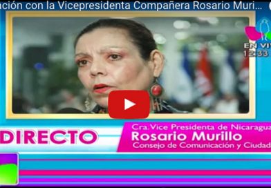 Comunicación con la Vicepresidenta Compañera Rosario Murillo 11 Agosto 2017