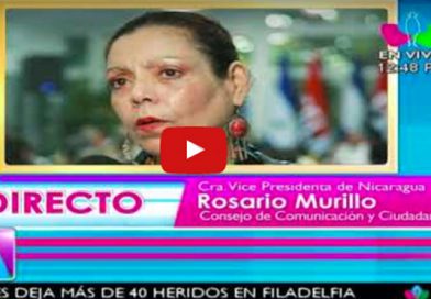 Comunicación con la Vicepresidenta Compañera Rosario Murillo 22 Agosto 2017